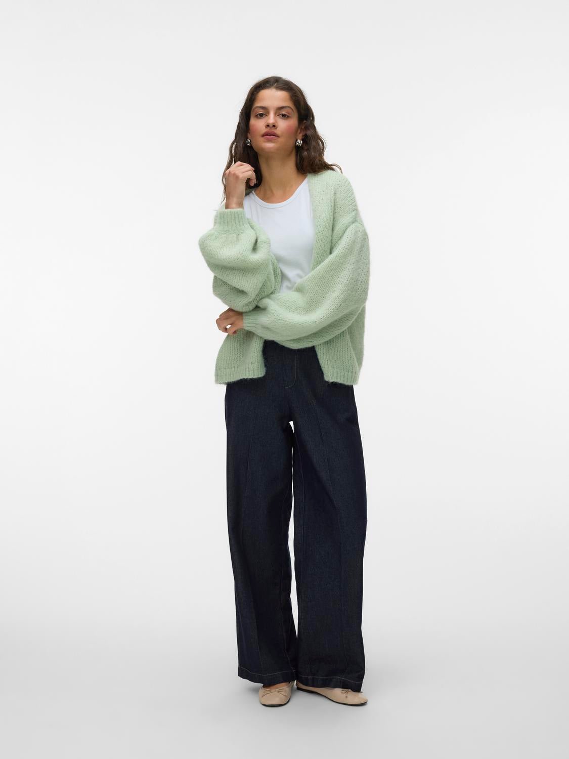 VMMAYBE Knitted Cardigan - Fog Green - VERO MODA & VILA Bergvik